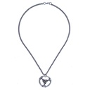 Halskette / Teiler TRIS, silberfarben