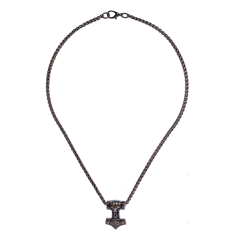 [PK-5172-21] Halskette Malmer des Thor, altmessingfarben