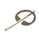 Wikinger GewandFibel ODIN, messingfarben