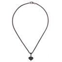 Halskette Drachenboot, altmessingfarben