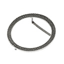 Celtic Ring, silberfarbene Ring-Schließe