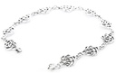Keltische Armkette 19,5 cm – Silber 925 – Filigraner Armschmuck mit Knotenmuster