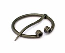 Einfache Hufeisenfibel Wikinger - Accessoire für Historische Gewandungen, Reenactment und Liverollenspiel
