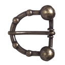 Vagoten-Schließe, altmessingfarben