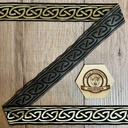 Borte "Keltisch 2" in schwarz-gold, 33 mm, 10 m auf der Rolle 