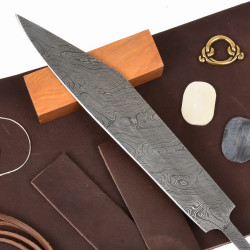 [02 SBS Anglo DAM] Sax-Bausatz "Angelsachsen" / Damast - 38 cm