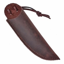 Mittelalterliches Lederscheide für Scheren - 16,5 x 4,5 cm