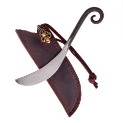 [02 DrMe BES] Druiden-Messer mit beschlagener Scheide