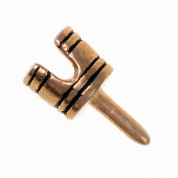 [02 PS BroNo] Bronzenocke der Wikingerzeit