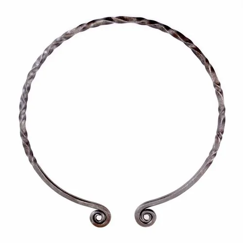 [16 Torque Hak] Geschmiedeter Halsring aus Eisen