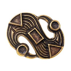 [08 Ge-3 S-Fi] Merowingerzeitliche Zierniete in S-Form