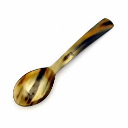 Esslöffel aus echtem Horn - mittel