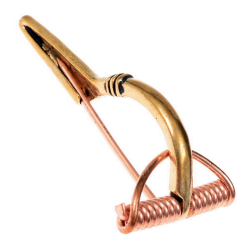 [07 Fi Armbrust-si] Germanische Armbrustfibel (Versilbert)