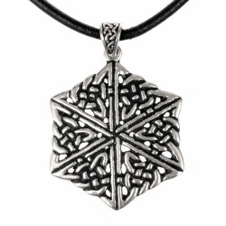[0 Anh Hexagon.b] Keltisches Amulett "Hexagon" (Bronze)