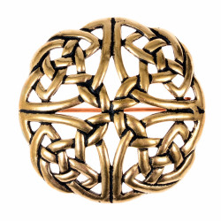 [07 Br Plaid.b] Große Plaid-Brosche (Bronze)