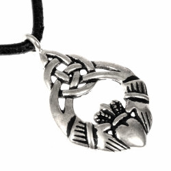 [0 Clad-Charm.b] Claddagh-Anhänger (Bronze)