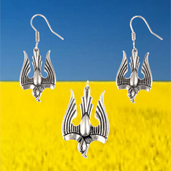 [0 Falke-SET-b] Tryzub-Falken - Set (Bronze)