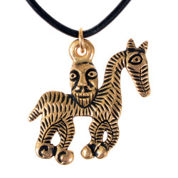 [0 Headhorse-b] Bulgarisches Pferde-Amulett (Bronze)