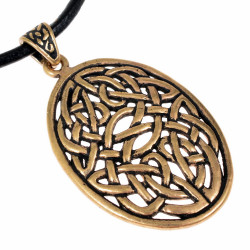 [0 AM Oval-Knoten.b] Anhänger "Ovaler Knoten" (Bronze)