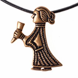 [0 Valk Klinta.ma.br] Walküre-Amulett von Klinta (Bronze)