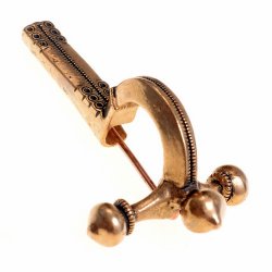 [07 Fi Zwiebel-b] Römische Zwiebelknopffibel (Bronze)