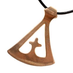 [0 Axt Kreuz.b] Anhänger "Kreuzaxt" (Bronze)
