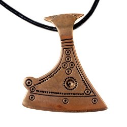 Anhänger Axt von Perun aus Bronze - 4 x 3,5 cm