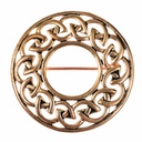 Keltische Plaid-Brosche