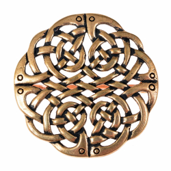 [07 Br Kells-b] Keltische Brosche "Book of Kells" (Bronze)