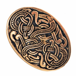 [02 Absch Wik.ma.br] Griffabschluss " Wikinger" (Bronze)