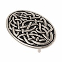 Messergriff-Abschluss keltischer Knoten aus Bronze - 3 cm