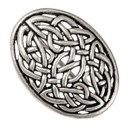 Brosche "Ovaler Knoten"