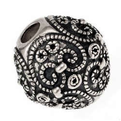 [07 BEA 11.b] Wikinger-Perle Nr. B11 / Loch 4 mm (Bronze)