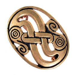 [07 BR Vend-Snake.b] Schlangen-Fibel der Vendelzeit (Bronze)