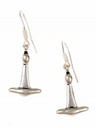 Wikinger Fibel "Haithabu" aus Bronze - 2,5 x 1,7 cm