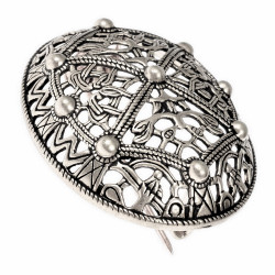 [07 Ov 4 Aker.b] Wikinger-Schalenfibel "Akershus" (Bronze)