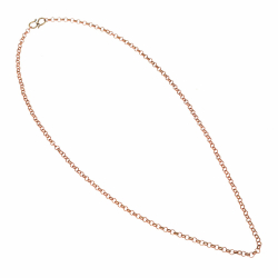 [07 Glieke 60 Hak.ma.me] Wikingerkette mit Haken-Verschluss (Messing)