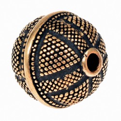 [07 PER 12.b] Wikinger-Perle Nr. P12 / Loch 3 mm (Bronze)
