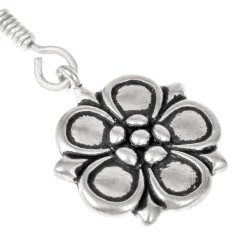 Mittelalter-Ohrringe "Blume"