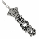 Wikinger-Ohrringe Borre-Stil aus Bronze - 6,5 cm