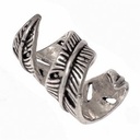 Haarperle "Feder" - 8 mm Loch