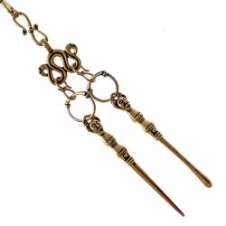 [07 WHS Serpent.ma.br] Wikinger Hygiene Set "Serpent" (Bronze)
