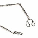 Wikinger Stabkette aus Bronze mit Omega-Haken - 24 cm