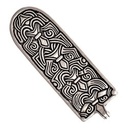 Zungenförmige Fibel im Borrestil