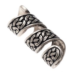[07 BP Celtic-b.b] Bartperle "Celtic" - 8 mm Loch (Bronze)