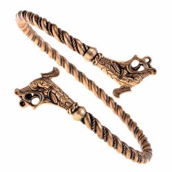 [07 OAR Hait.b] Wikinger-Oberarmreif "Haithabu" (Bronze)