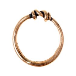 [07 Knot-Ring 1.b] Geknoteter Wikinger-Ring - klein (Bronze)