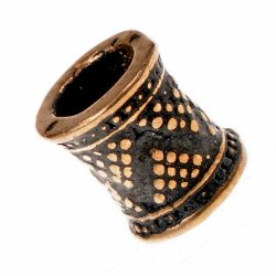 [07 WEI 03.b] Wikinger-Perle Nr. W3 / Loch 4 mm (Bronze)