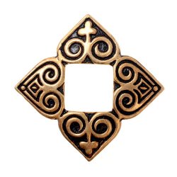 [07 TaB Tarsoly.b] Taschenbeschlag Birka (Bronze)