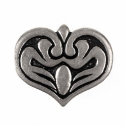 [08 ZN  Bulgar.ma.br] Bronze-Beschlag in Herzform (Bronze)